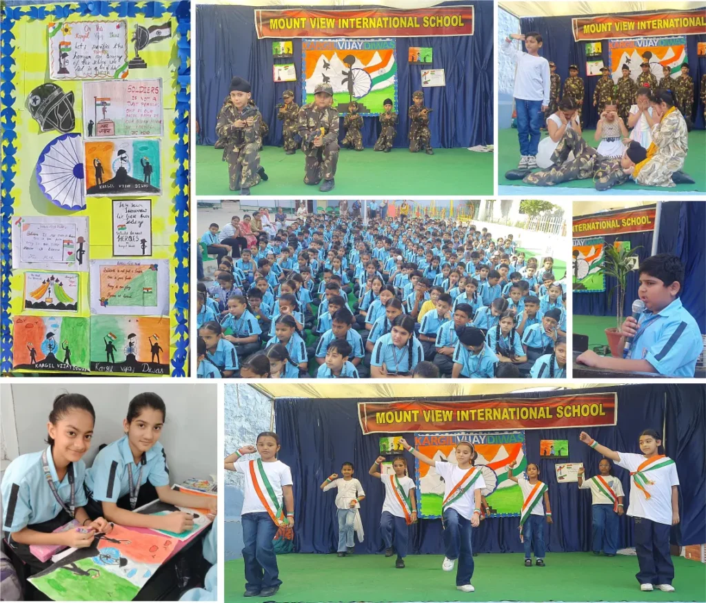 Kargil Vijay Diwas Assembly by Class 3 Lotus of Mount View International School