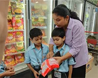Mart visit by Class 1 & 2 to experience everyday shopping and learn from it. Mount View International School believes in experiential learning.