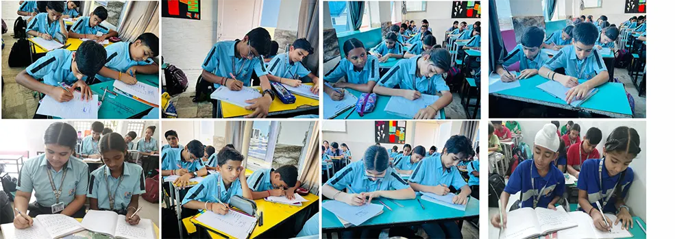 Half yearly examinations at Mount View International School Dera Bassi