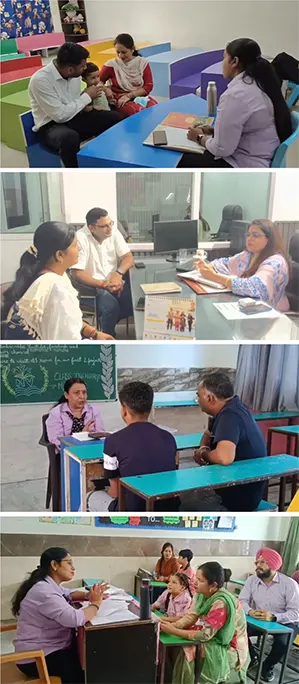 Parent Teacher Meeting at Mount View International School Dera Bassi